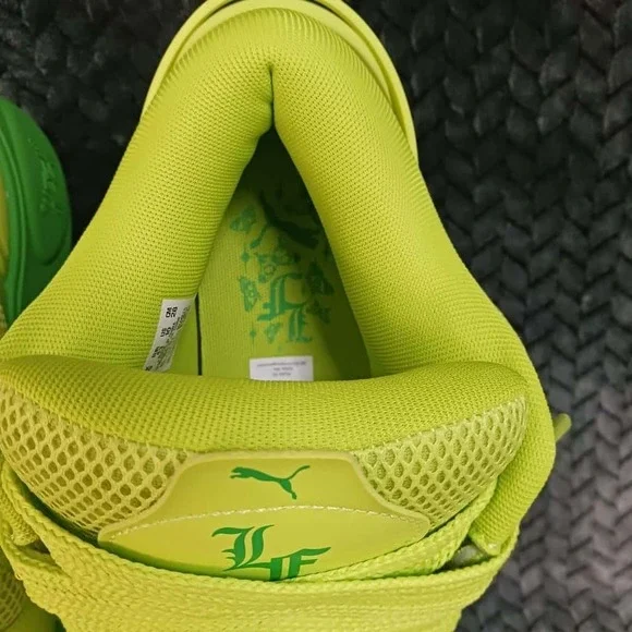 PUMA x Lamelo Ball LaFrance Assist Lifestyle Shoes Mens Green Lime Grinch Size 7